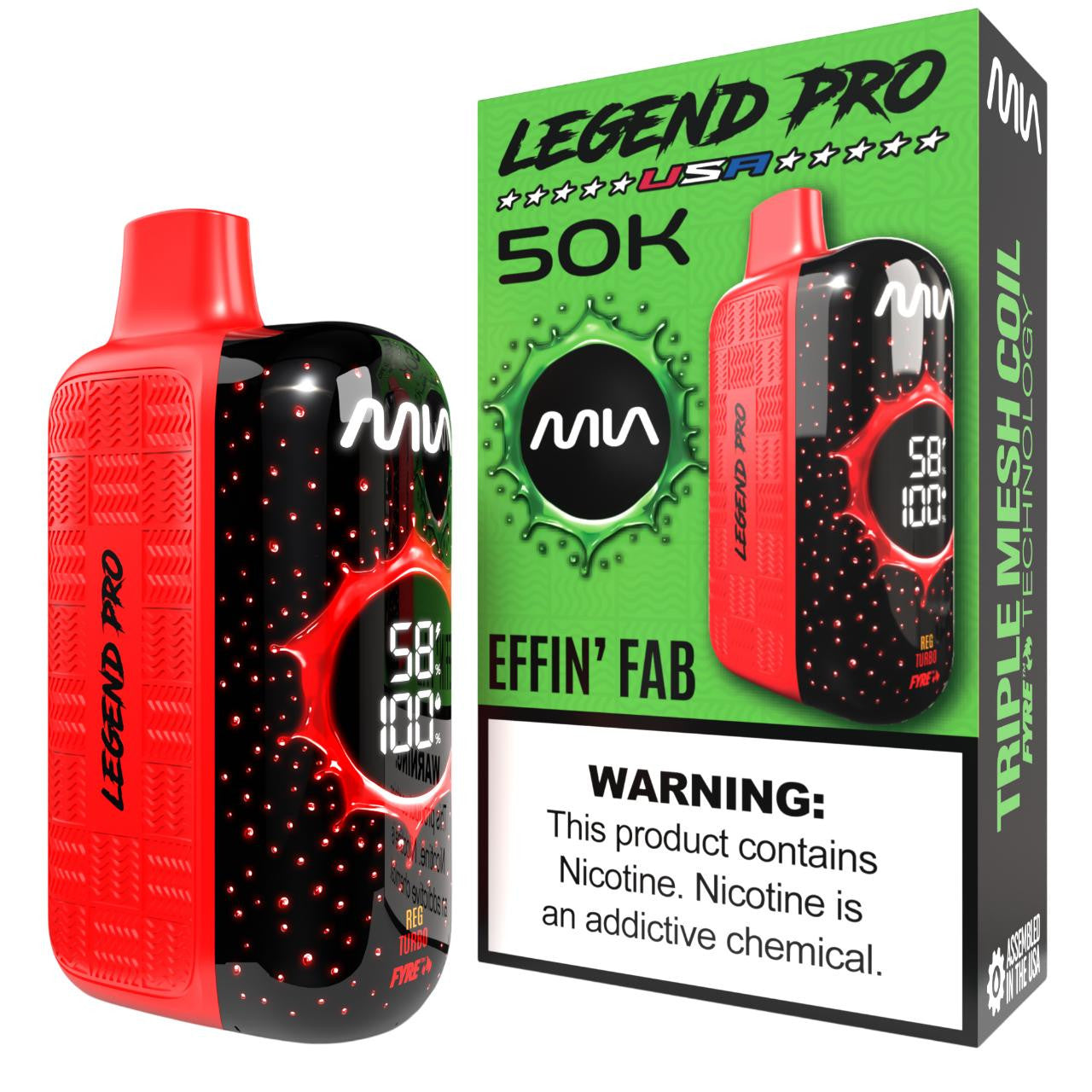 MIA Legend Pro Disposable (50000 Puffs)