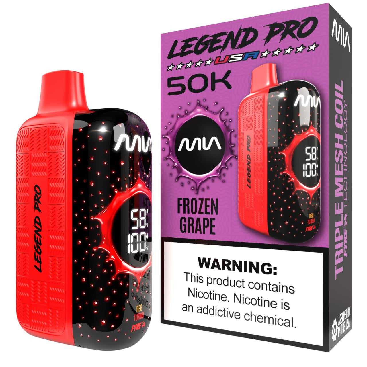 MIA Legend Pro Disposable (50000 Puffs)