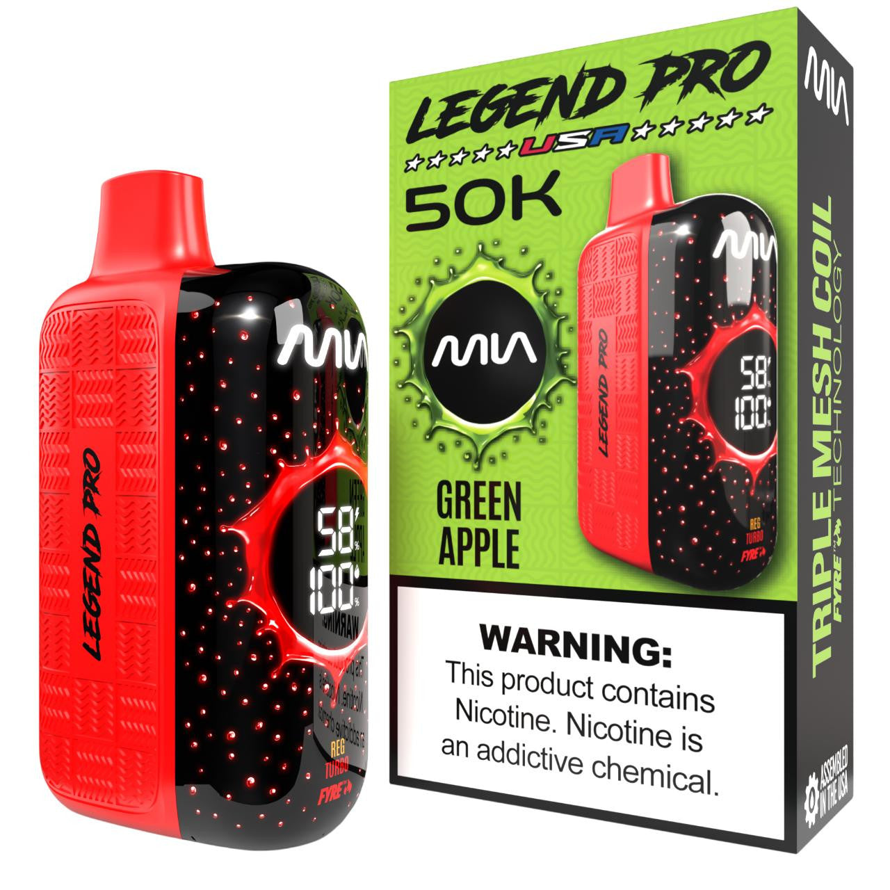 MIA Legend Pro Disposable (50000 Puffs)