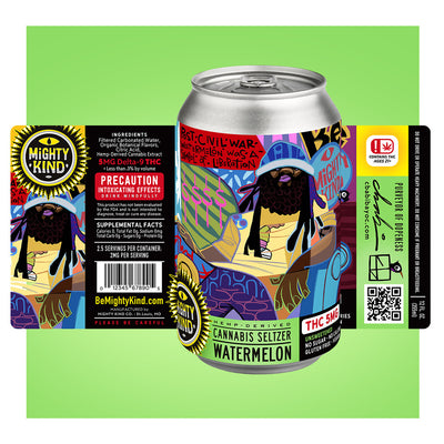 Mighty Kind Drinks: ***Artist Series*** Cbabi Bayoc Best Sales Price - Edibles