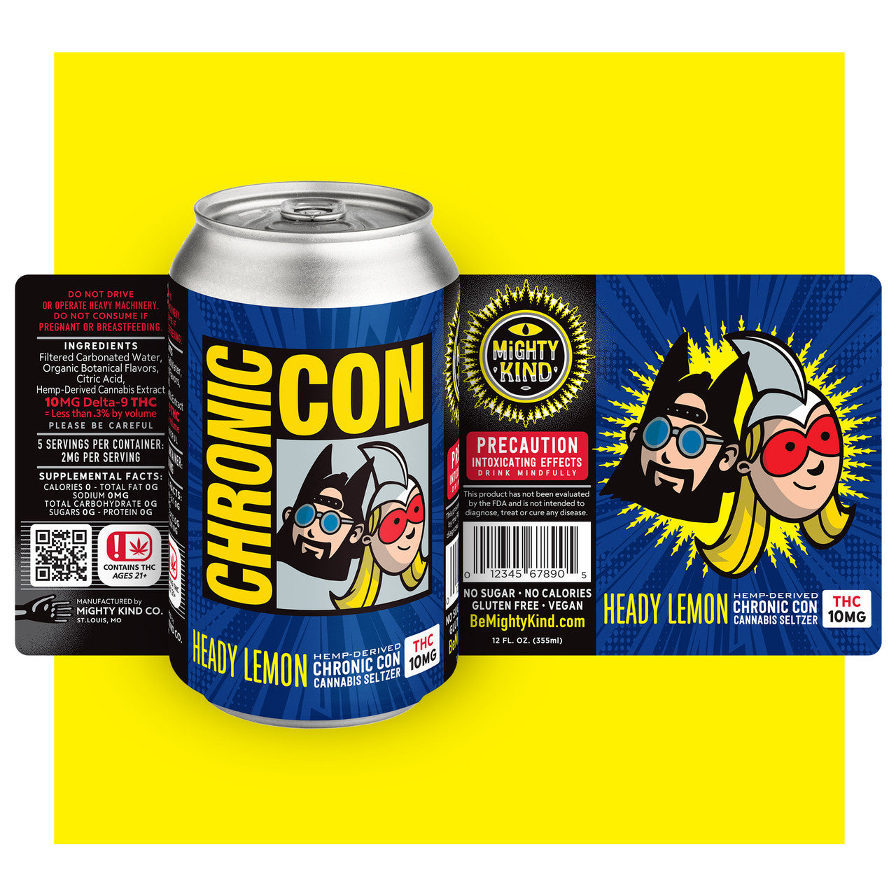 Mighty Kind Drinks: Chronic Con Lemon 10mg Best Sales Price - Edibles