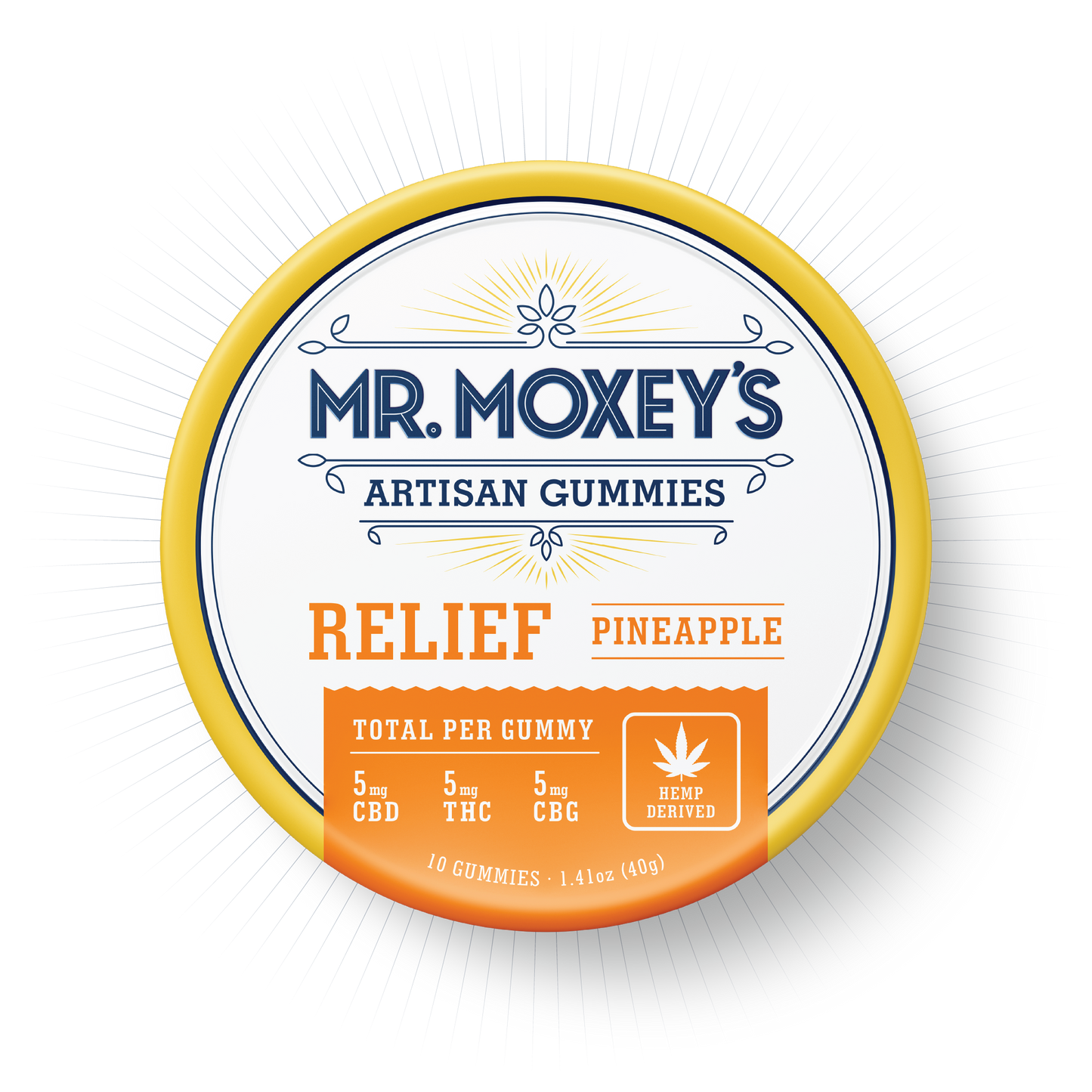 Mr. Moxey's Relief Pineapple Gummy