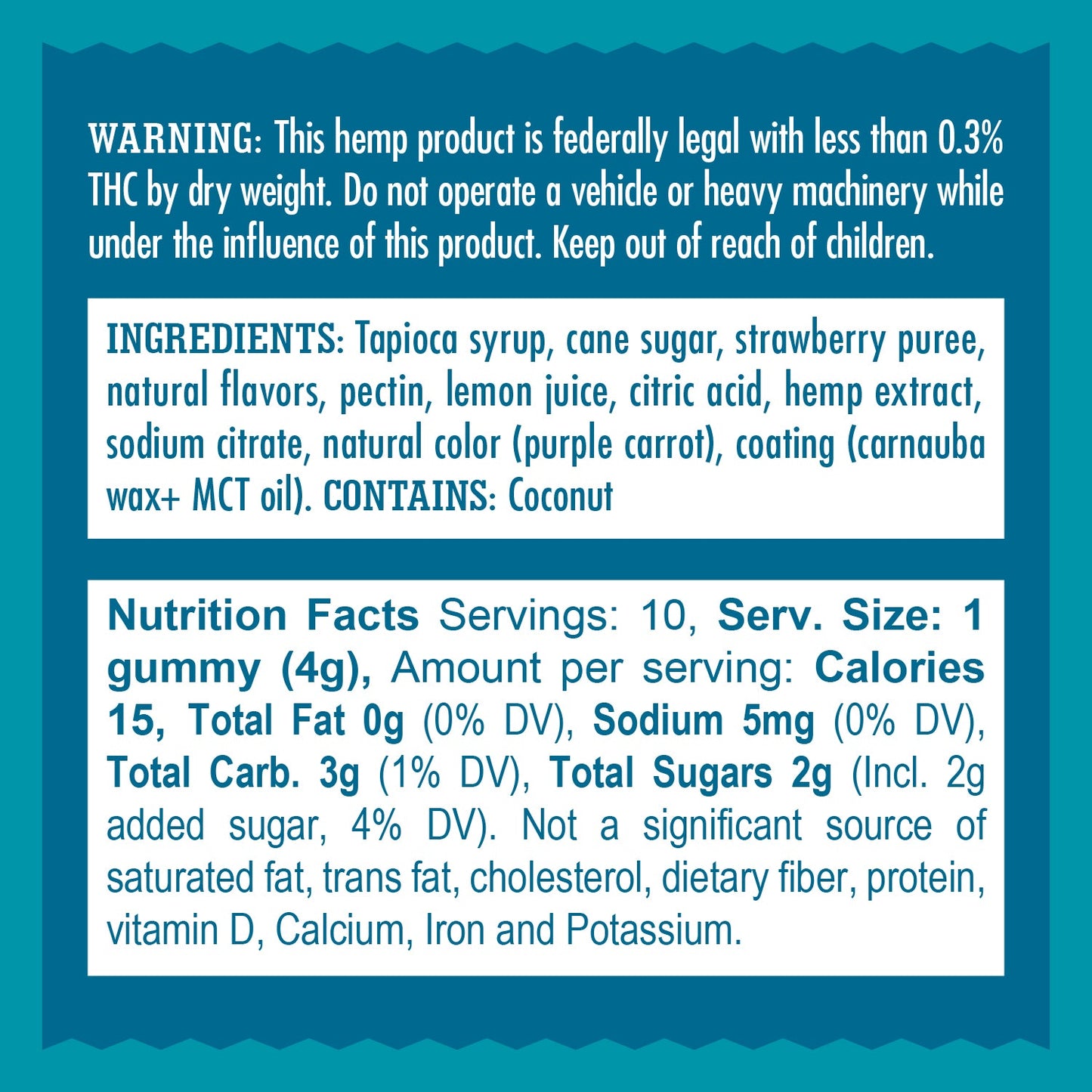 Mr. Moxey's Balance Strawberry Gummy