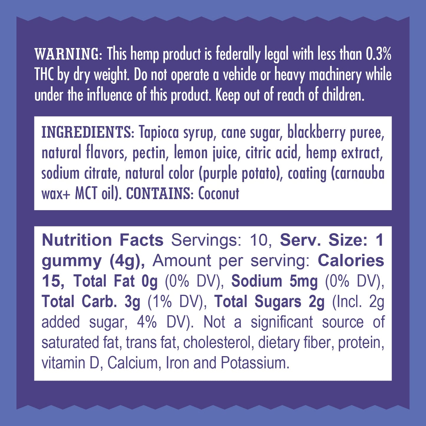 Mr. Moxey's Dream Elderberry Gummy