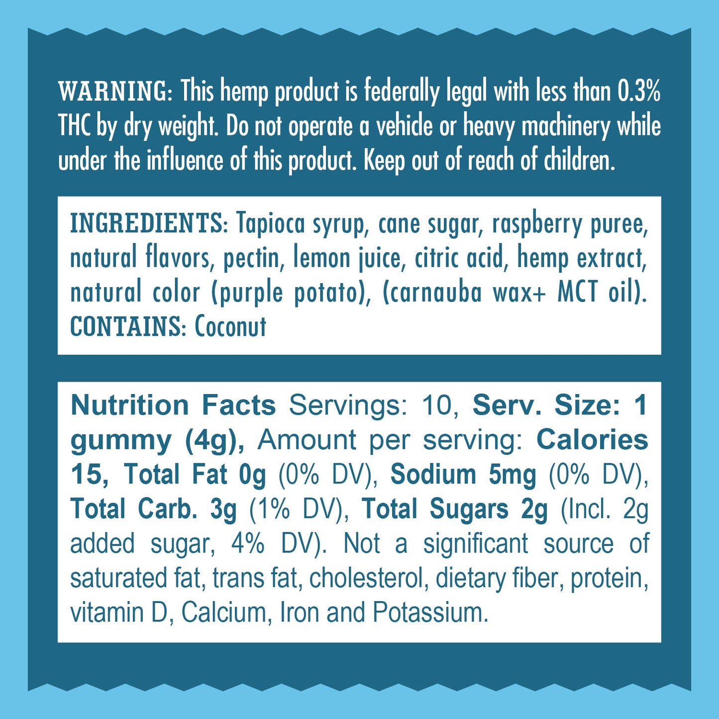 Mr. Moxey's Zen Raspberry Gummy