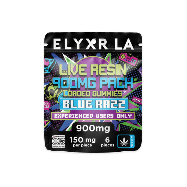 Elyxr Live Resin Loaded Gummies (900mg) 6 Pack Best Sales Price - Gummies