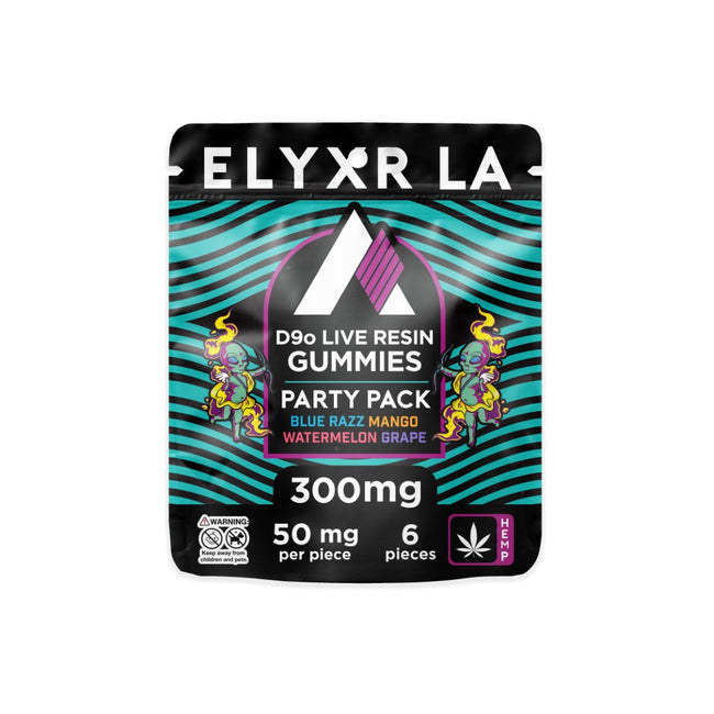 Elyxr D9o Live Resin Gummies (300mg) 6 Pack Best Sales Price - Gummies