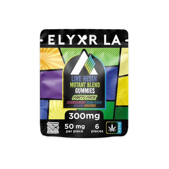 Elyxr Mutant Blend Gummies (THC-H, THC-B, & THC-P) 300mg 6 Pack Best Sales Price - Gummies