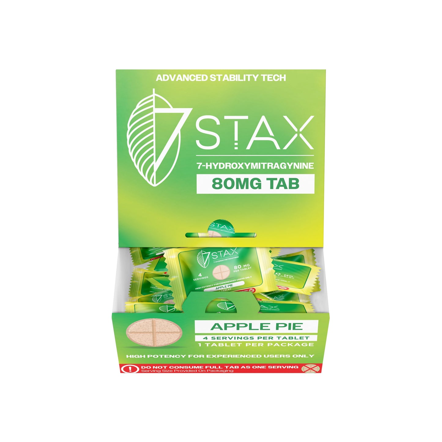 7Stax Premium 7-OH Kratom Alkaloid Tablets (80mg – 1 Count)