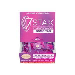 7Stax Premium 7-OH Kratom Alkaloid Tablets (80mg – 1 Count)