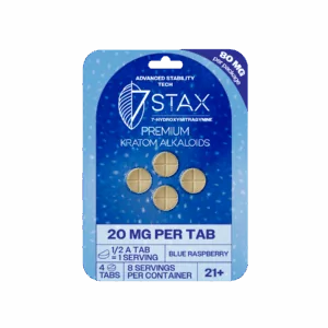7Stax Premium 7-OH Kratom Alkaloid Tablets (80mg – 4 Count)