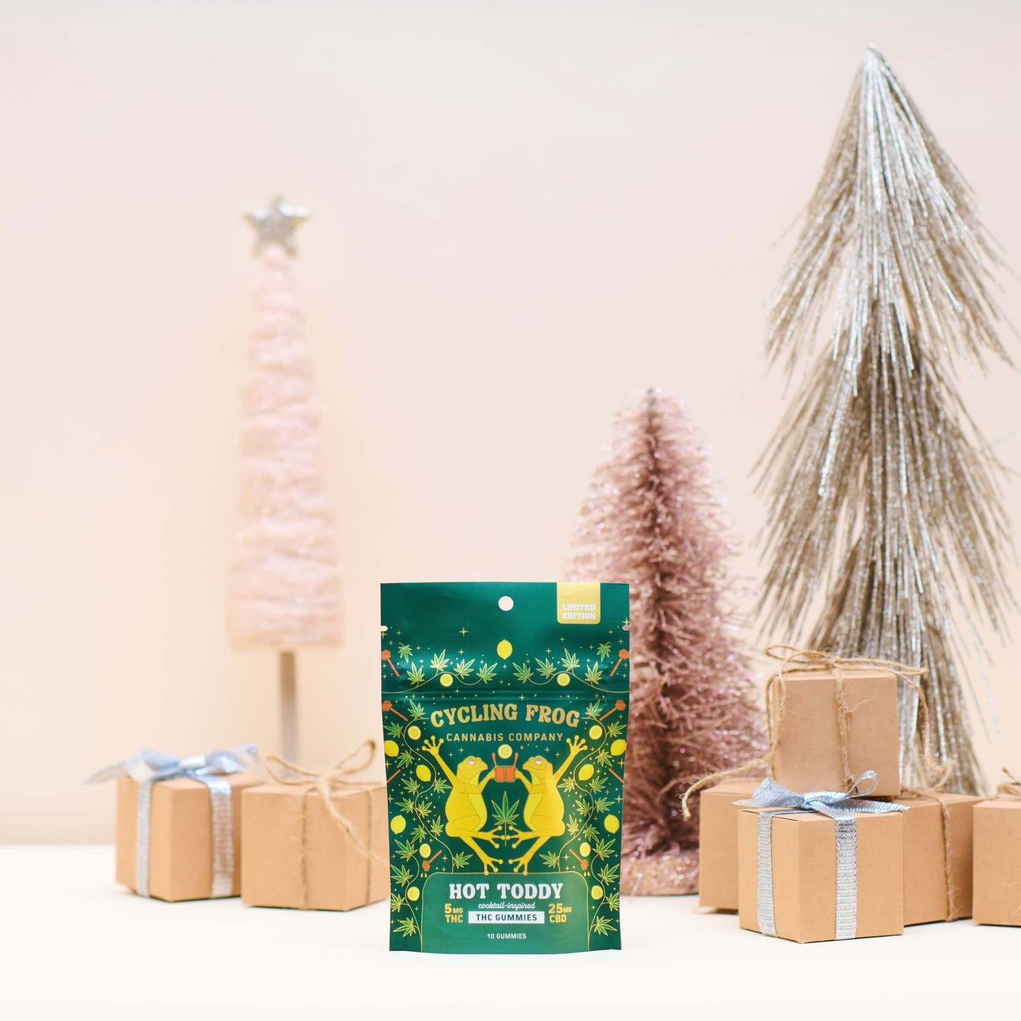 Cycling Frog Hot Toddy Gummies, 5mg THC + 25mg CBD