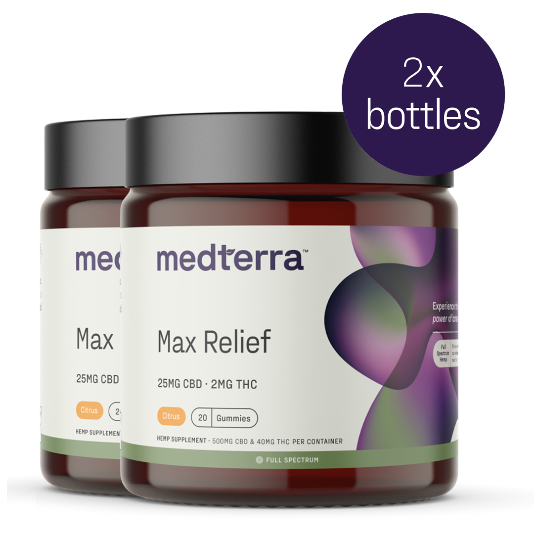 Medterra Max Relief Full Spectrum CBD Gummies