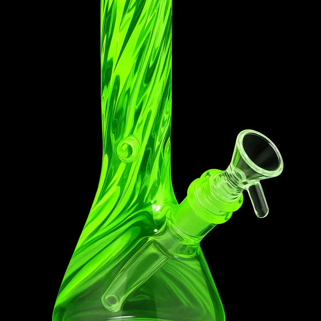 Smoke Cartel Twisted Beaker Bong - 8 in.
