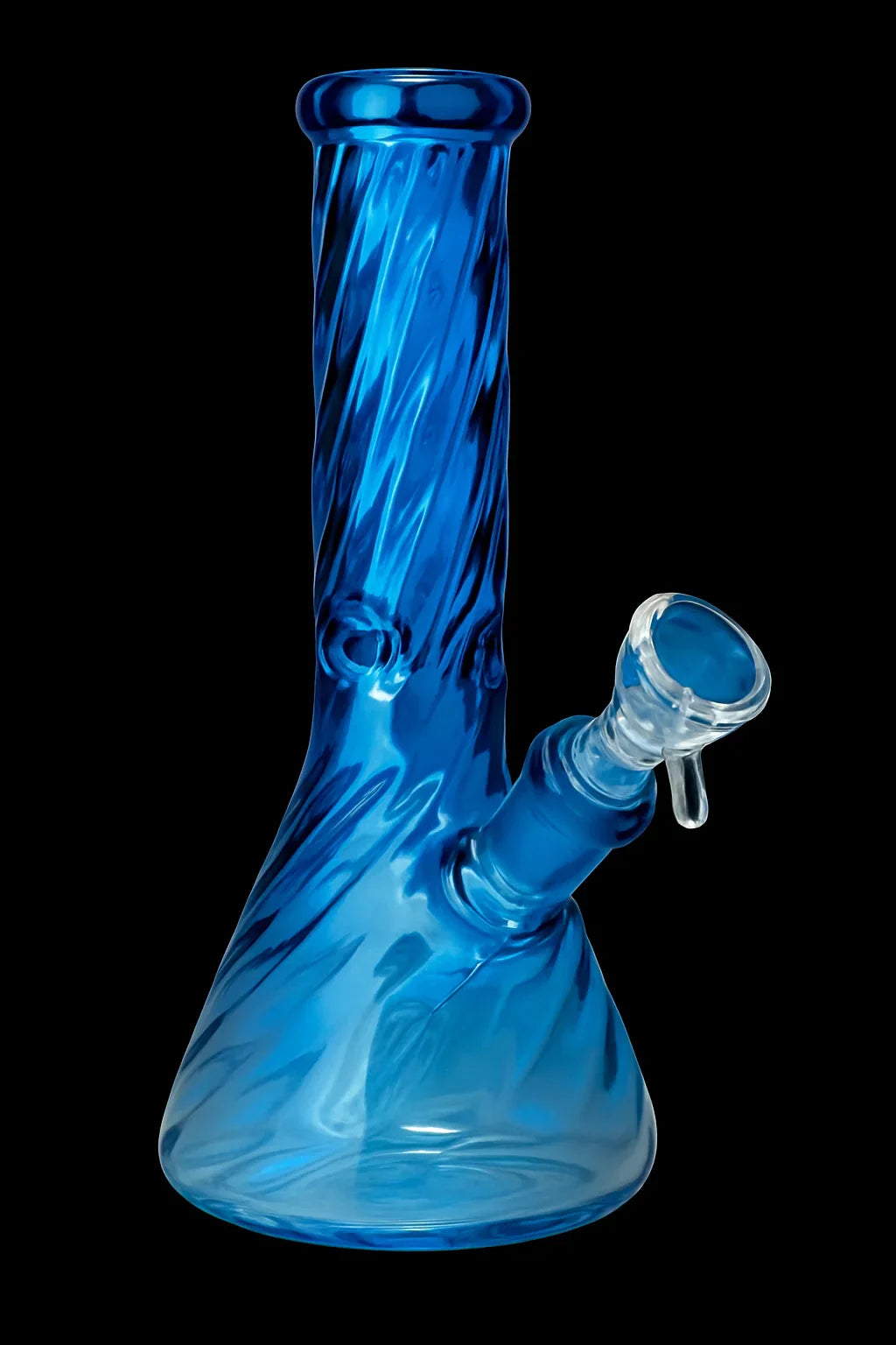 Smoke Cartel Twisted Beaker Bong - 8 in.