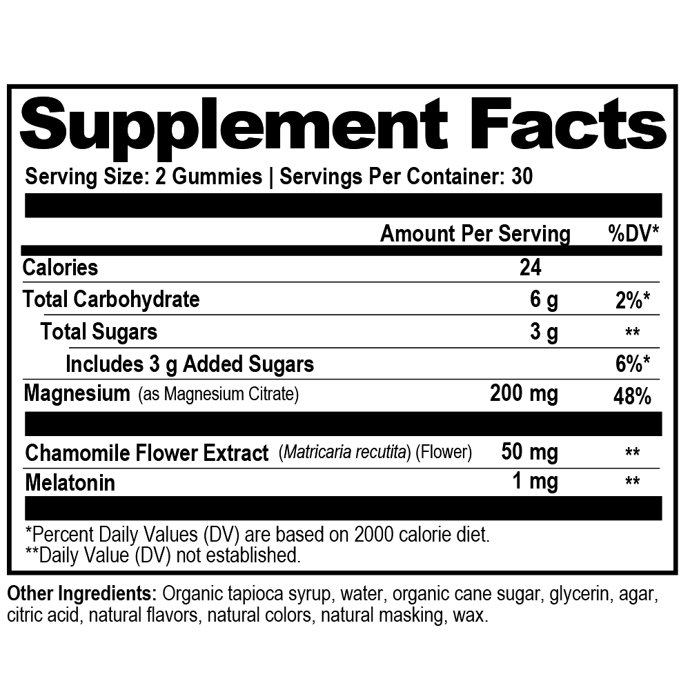 Sleep Magnesium Gummies (60ct) Best Sales Price - CBD