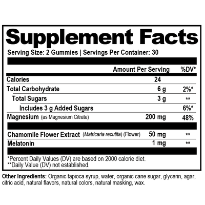 Sleep Magnesium Gummies (60ct) Best Sales Price - CBD