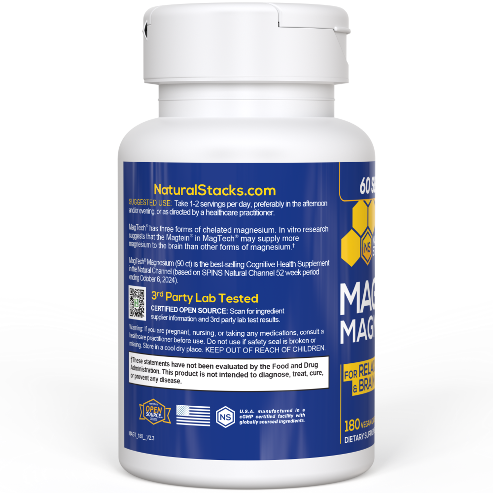 MagTech® Magnesium (180ct) Best Sales Price - CBD