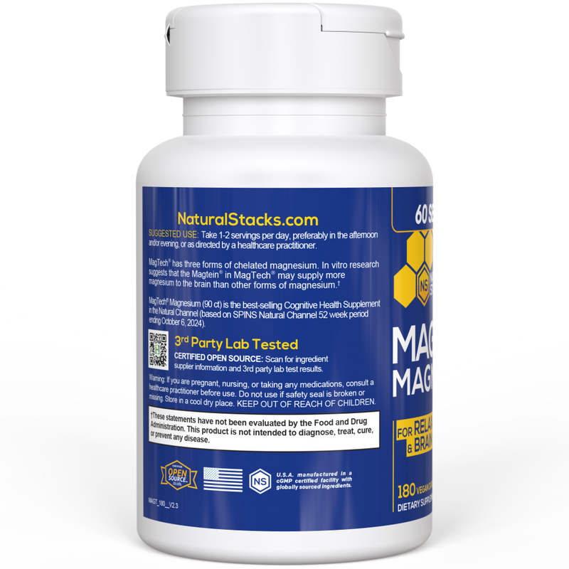 MagTech® Magnesium (180ct) Best Sales Price - CBD