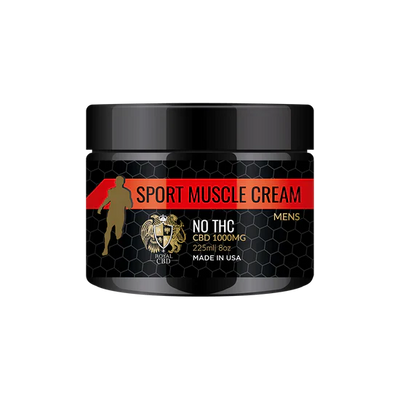 RA Royal CBD | Men's Muscle Cream 300mg - 1000mg Best Sales Price - Topicals