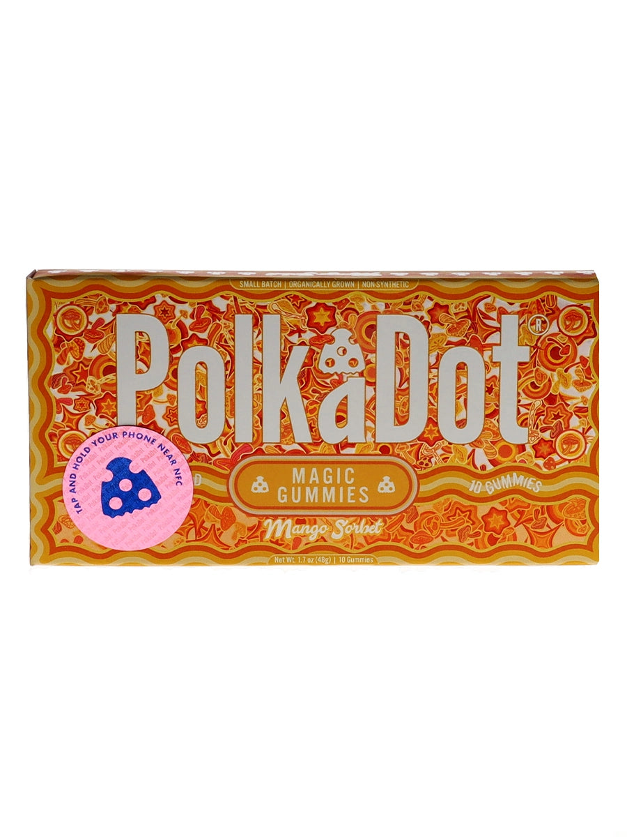 Mango Sorbet PolkaDot Belgian Magic Blend Gummies 4G