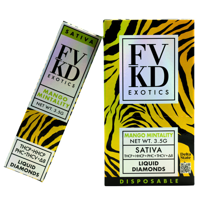 Mango Mintality FVKD Exotics THC-A Rosin Disposable 3.5G Best Sales Price - Vape Pens