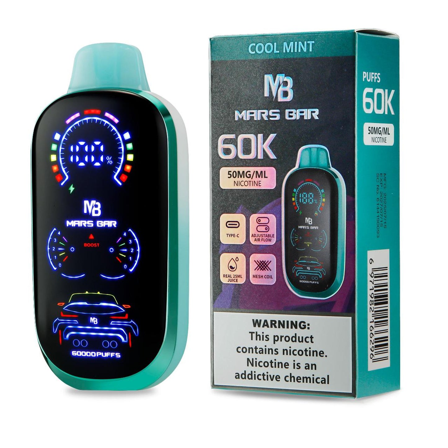 Mars Bar Disposable (60000 Puffs)