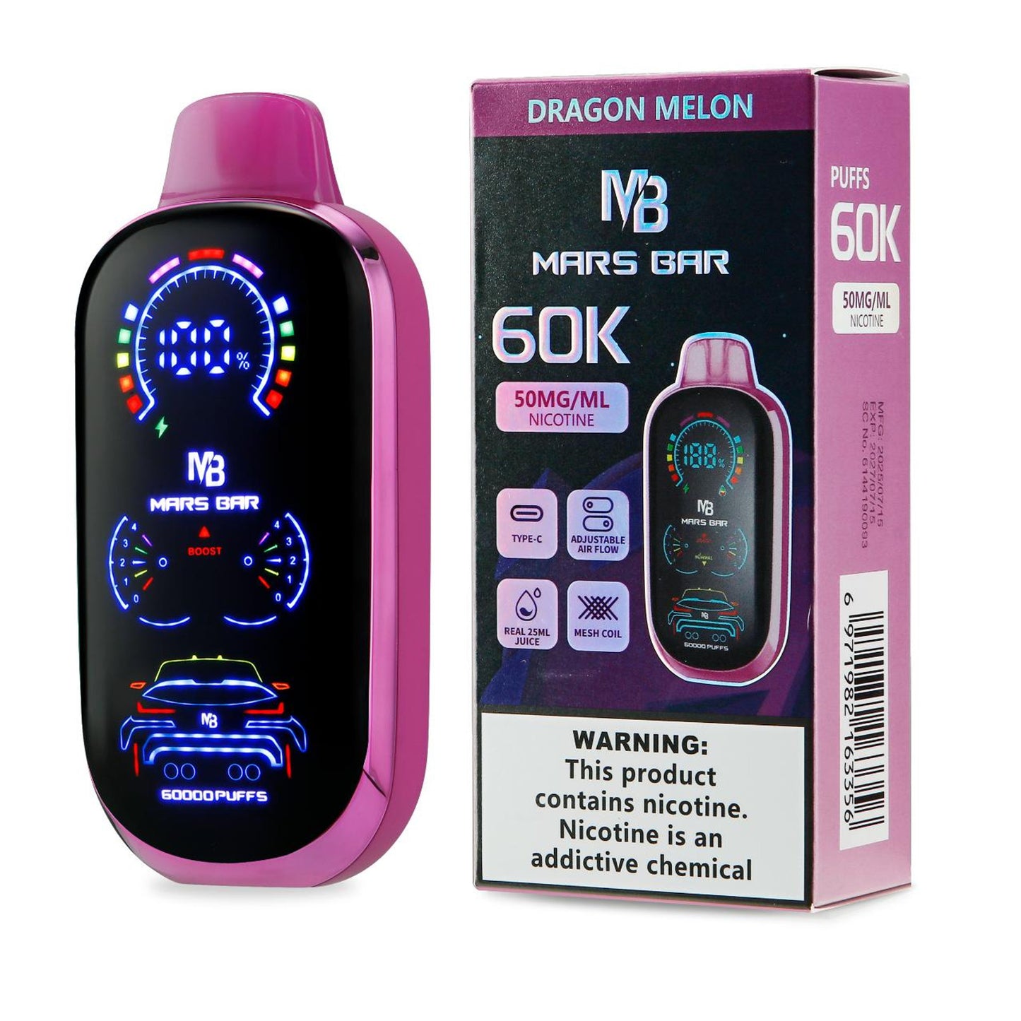 Mars Bar Disposable (60000 Puffs)