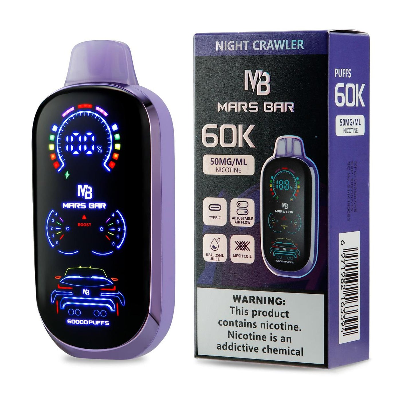 Mars Bar Disposable (60000 Puffs)