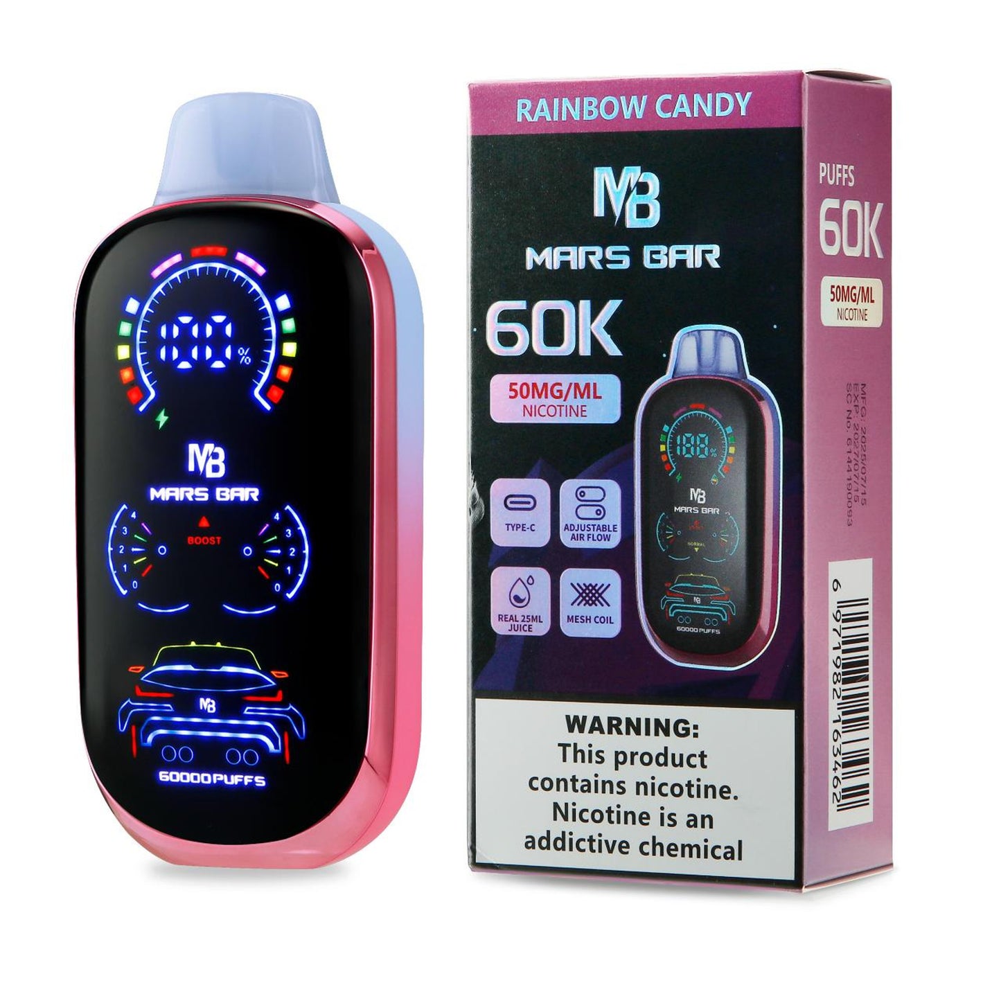 Mars Bar Disposable (60000 Puffs)