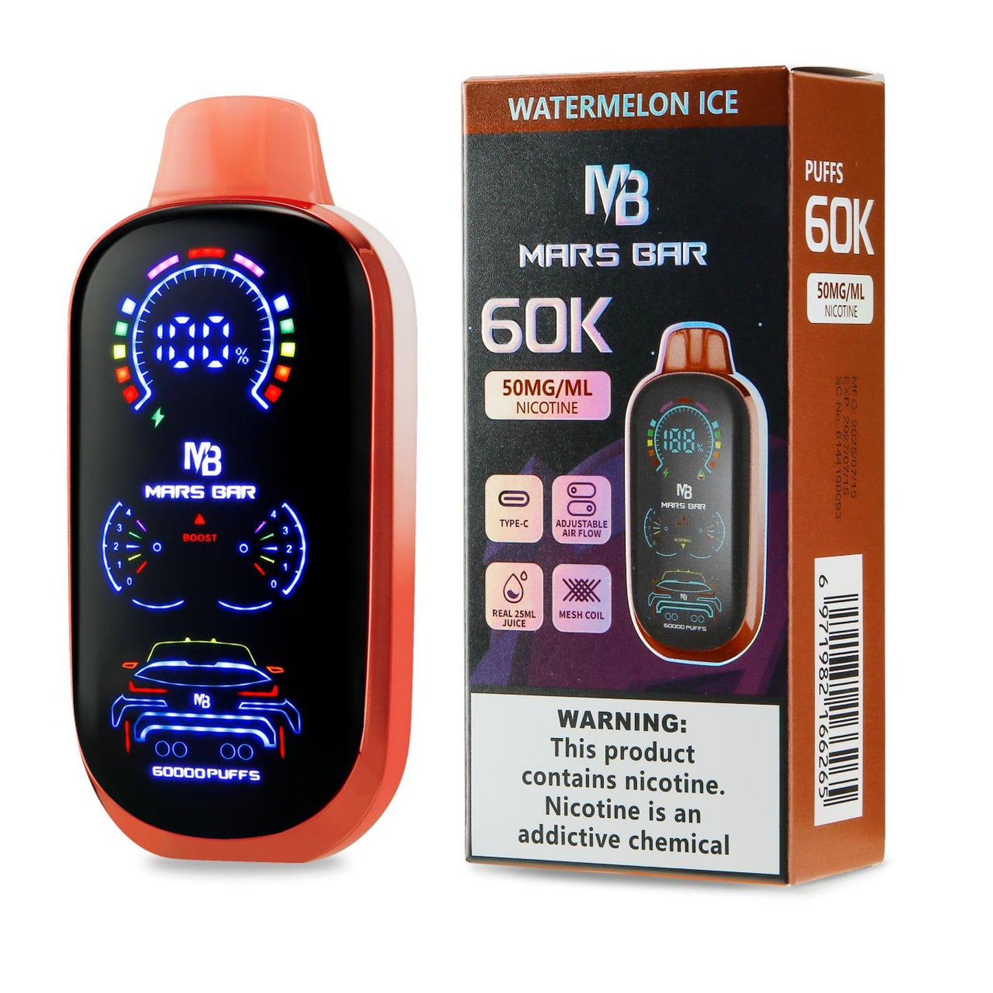 Mars Bar Disposable (60000 Puffs)