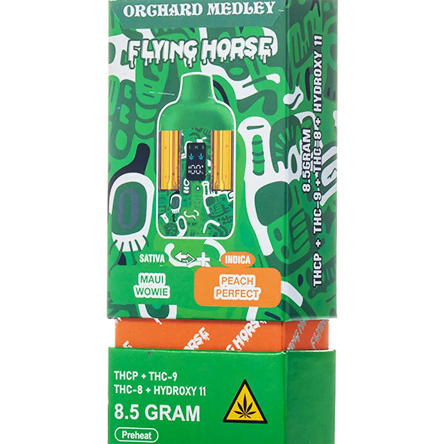 Maui Wowie | Peach Perfect Flying Horse THCP Orchard Medley Disposable 8.5G