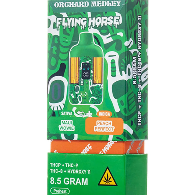 Maui Wowie | Peach Perfect Flying Horse THCP Orchard Medley Disposable 8.5G