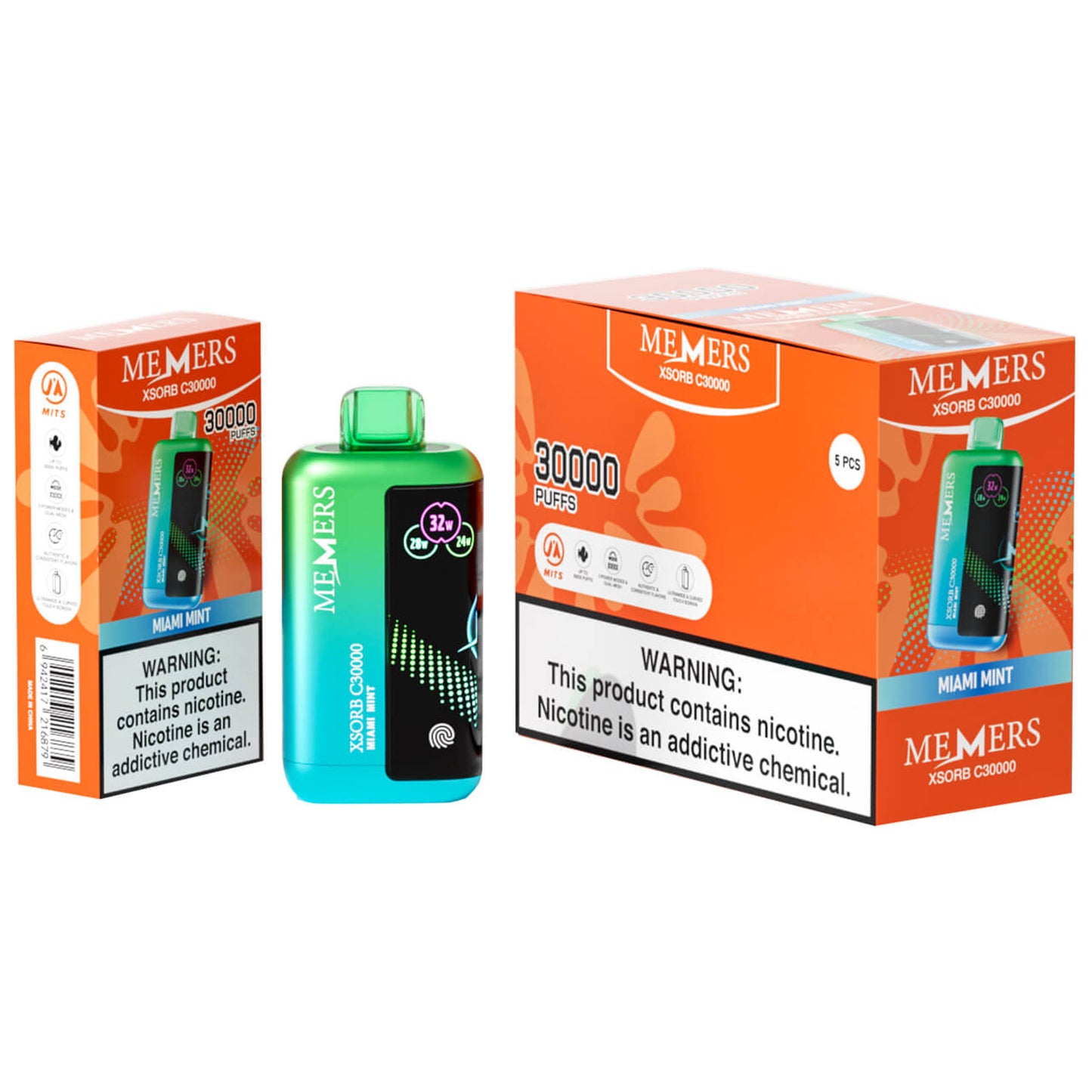 Memers Xsorb C30000 Disposable (30000 Puffs)