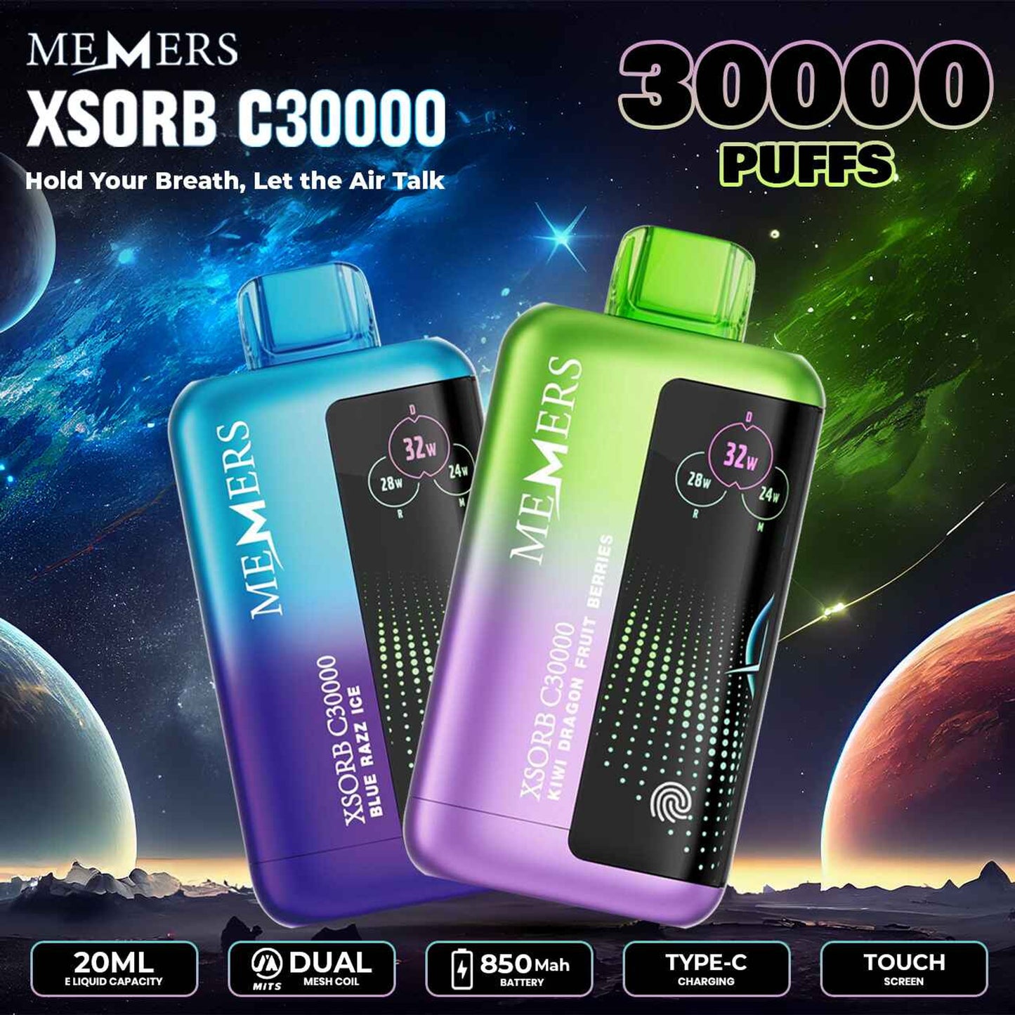Memers Xsorb C30000 Disposable (30000 Puffs)