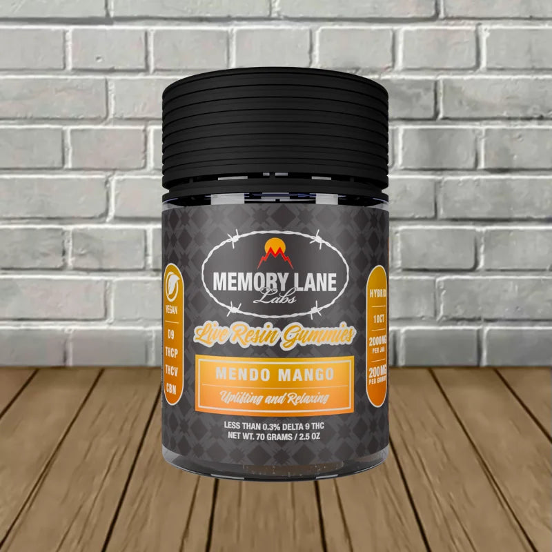 Memory Lane Live Resin Gummies 2000mg