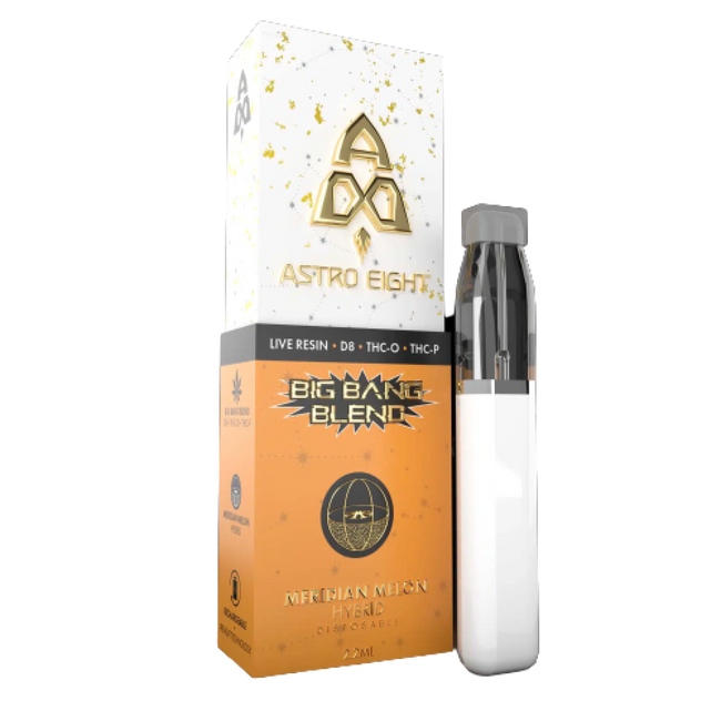 Astro Eight | Live Resin Delta 8 + THC-P Big Bang Rechargeable Disposable - 2.2mL Best Sales Price - Vape Pens