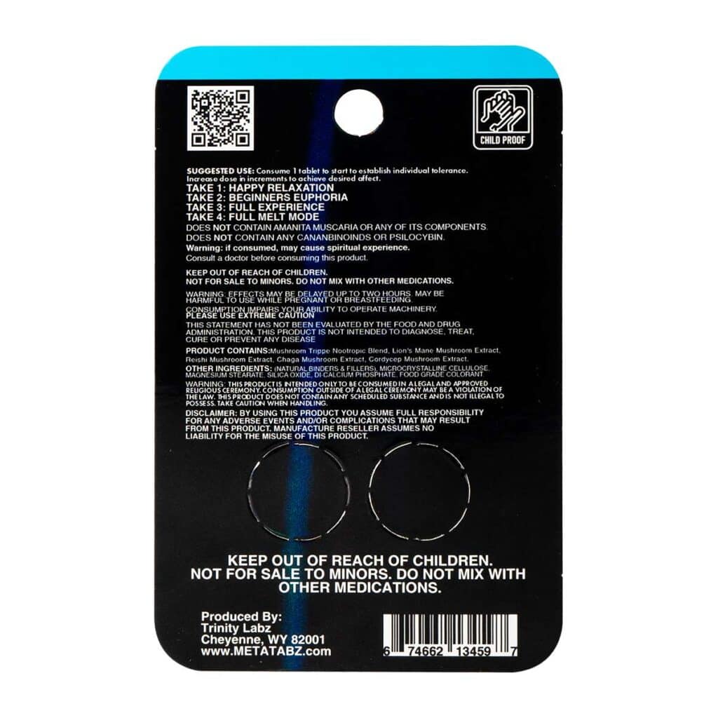 Meta Tabz Nootropic Shroomz Tablets 2pc