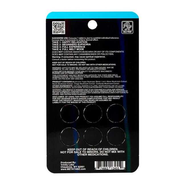 Meta Tabz Nootropic Shroomz Tablets 6pc