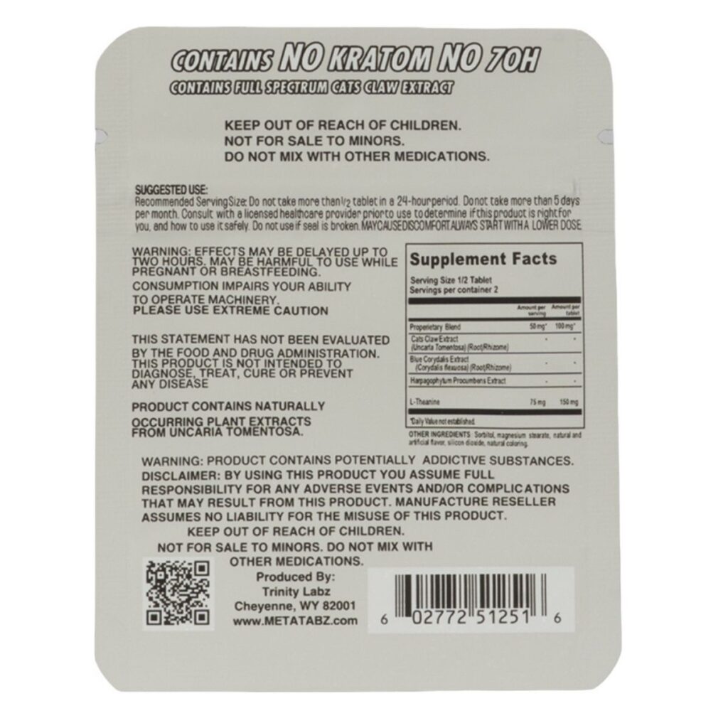 Meta Tabz Super KLAZ 1pk 100mg Tablet