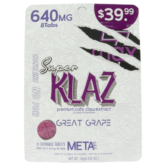 Meta Tabz Super KLAZ 8pk 640mg Tablet