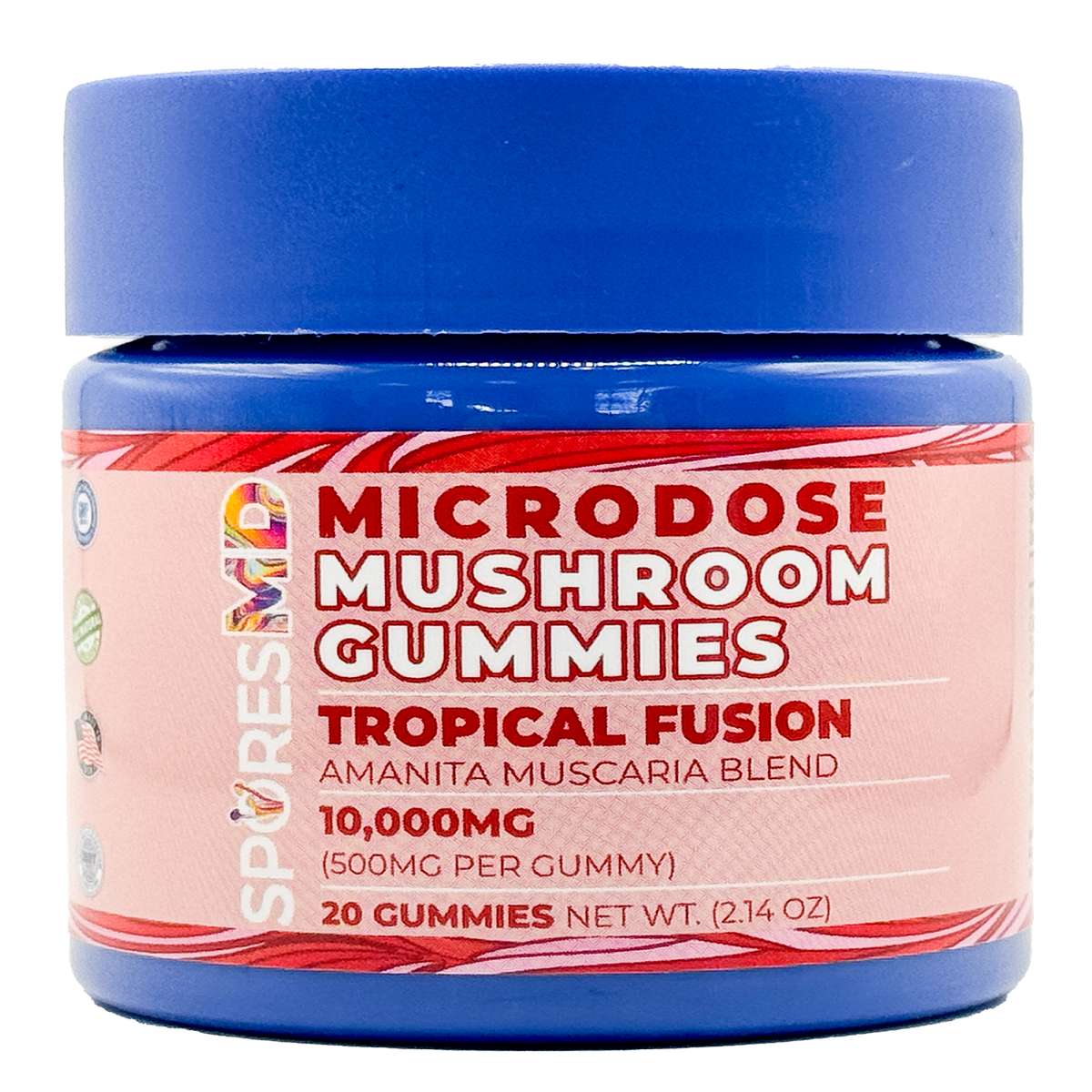 Microdose Amanita Mushroom Gummies 10,000mg | 20ct