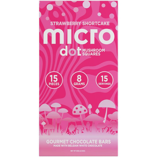 Microdot Mushroom Squares 15ct
