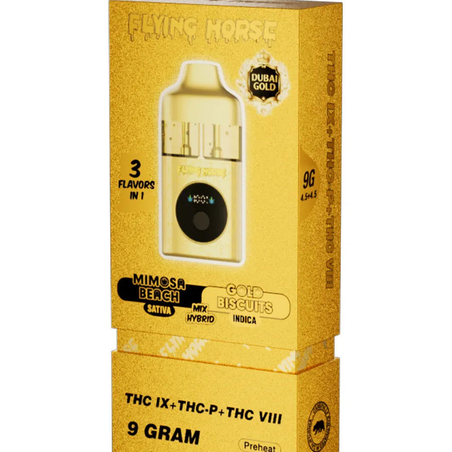 Mimosa Beach | Gold Biscuits Flying Horse Dubai Gold 3 in 1 Disposable 9G