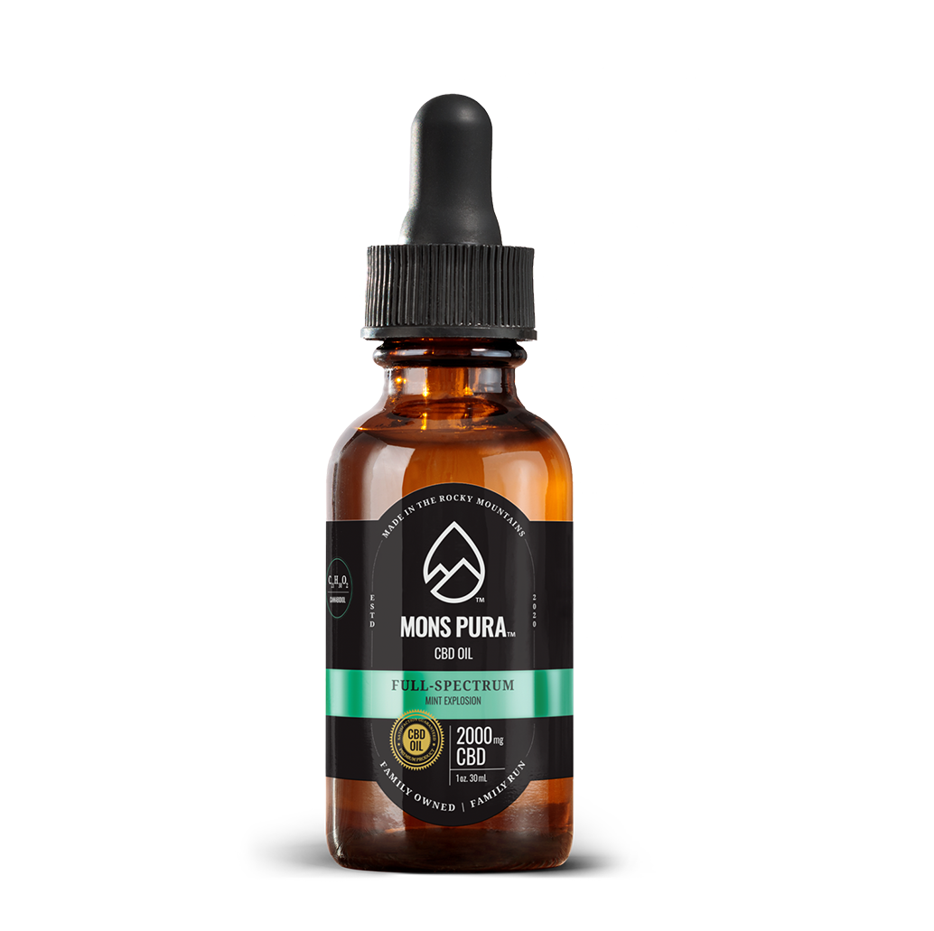 Mons Pura Full Spectrum 2,000mg Tincture Best Sales Price - Tincture Oil