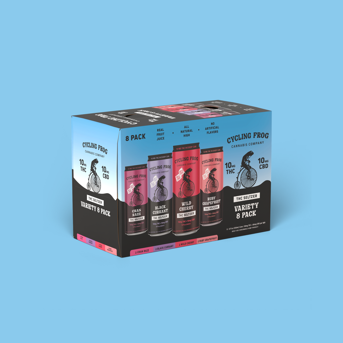Cycling Frog Variety Pack THC Seltzer Best Sales Price - Seltzers