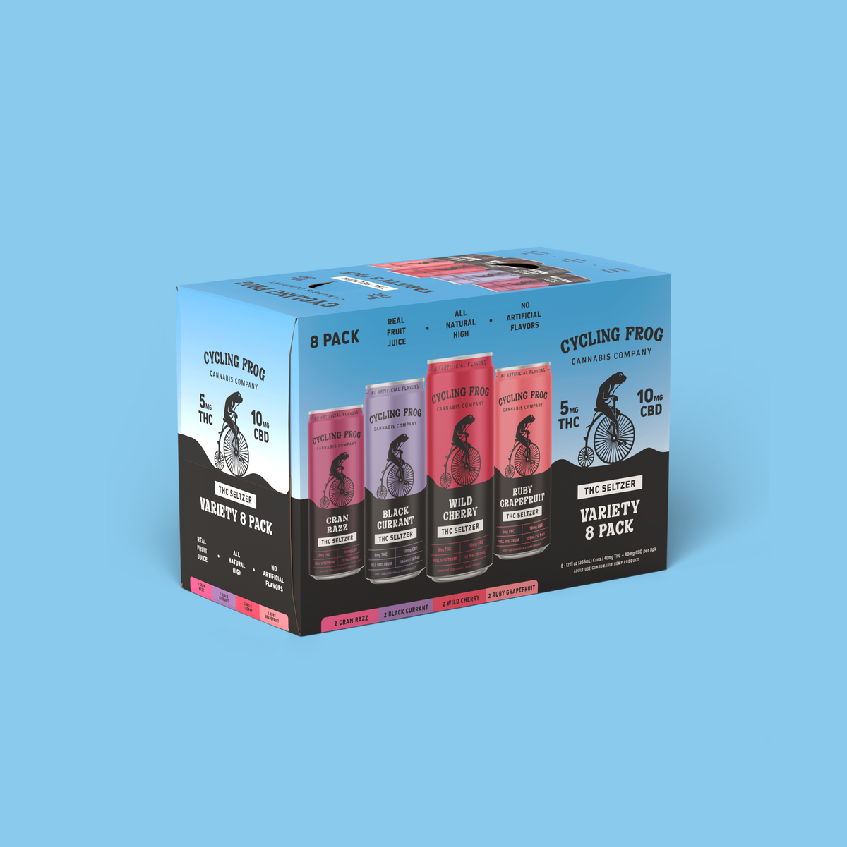 Cycling Frog Variety Pack THC Seltzer Best Sales Price - Seltzers