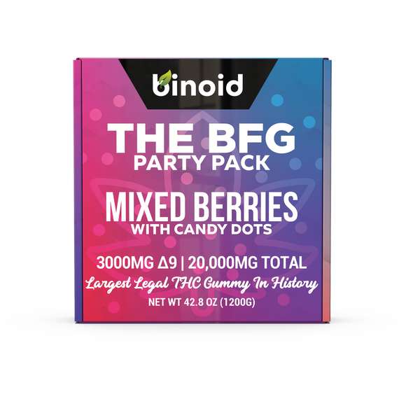 Binoid THE BFG W/ CANDY DOTS Delta 9 THC Gummy 20,000mg