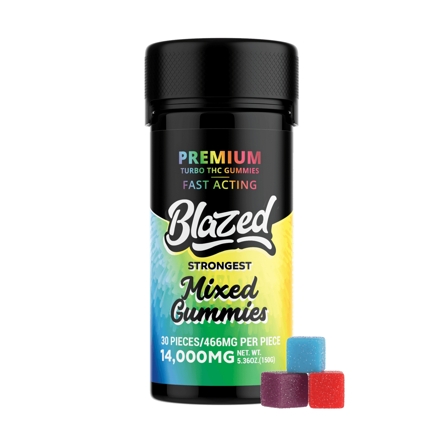 14,000MG Turbo THC Gummies – Blazed