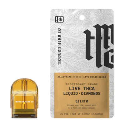 Modern Herb Co THCa Live Resin Liquid Diamonds Pod 2g Best Sales Price - Pod Systems